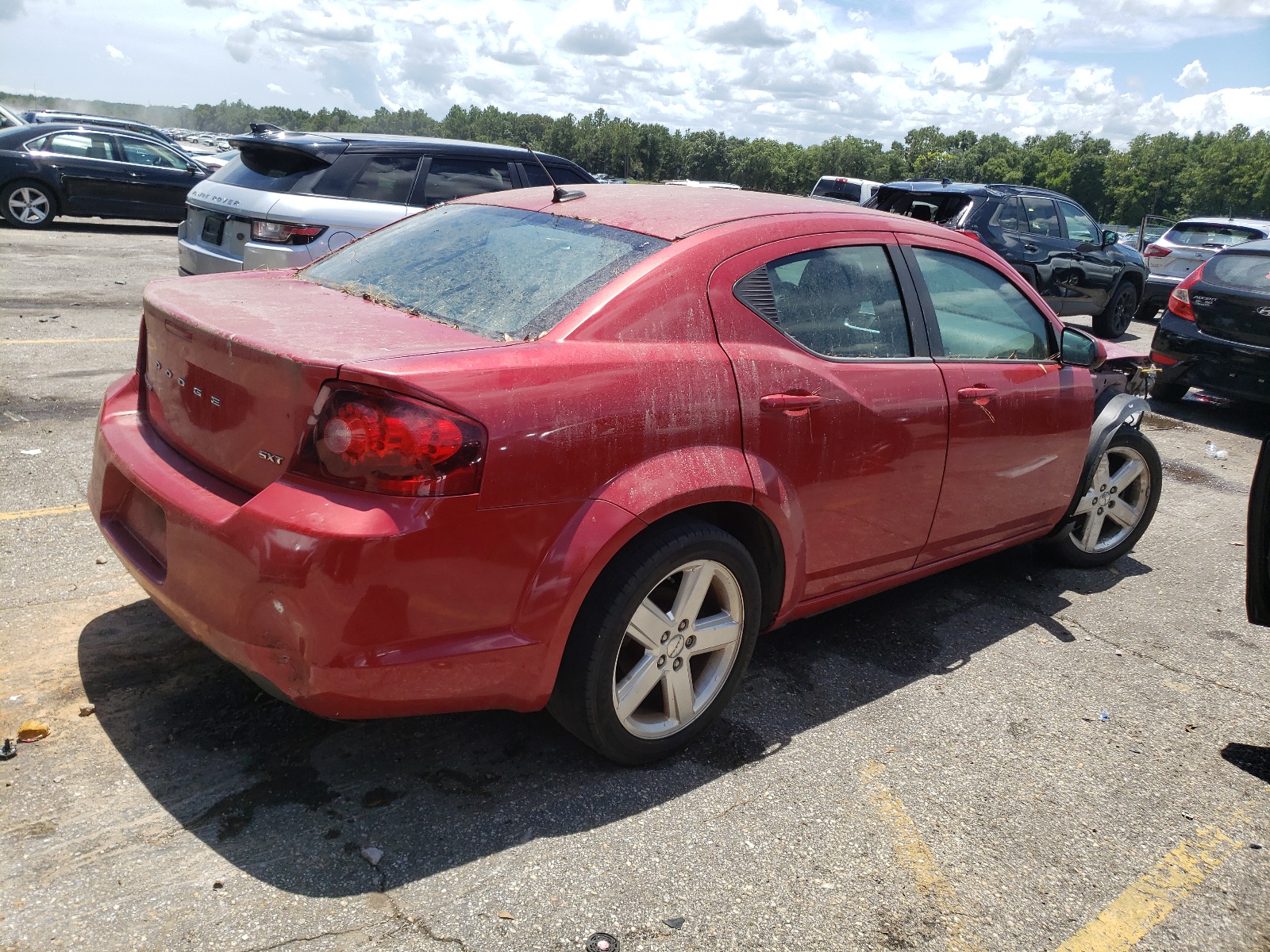 2013 Dodge Avenger Sxt vin: 1C3CDZCB8DN739648