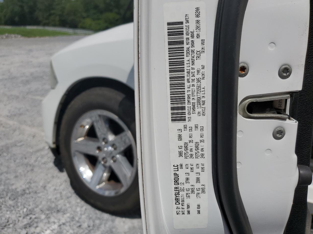 2013 Ram 1500 St VIN: 1C6RR6KT7DS561305 Lot: 64072544