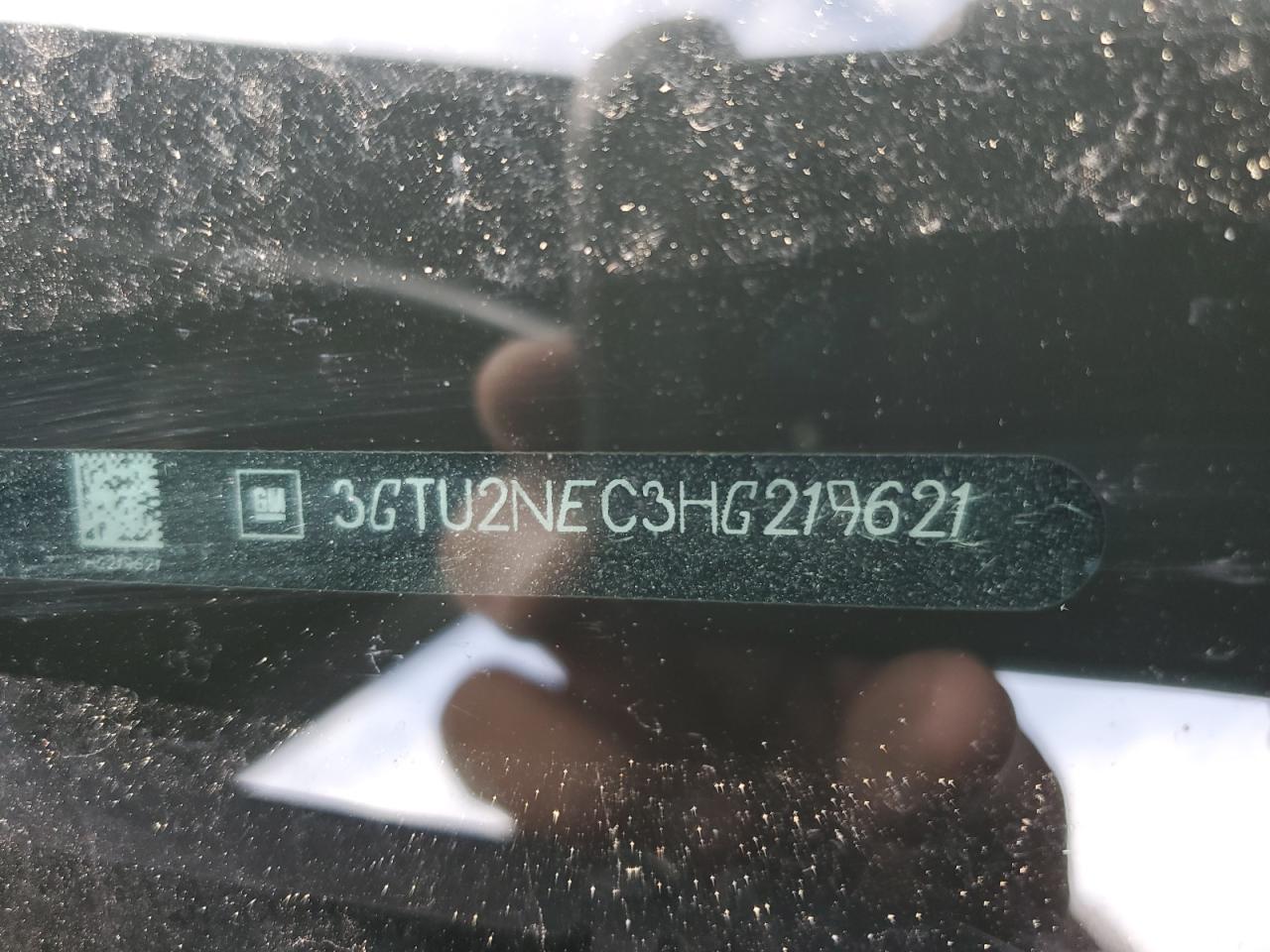 2017 GMC Sierra K1500 Slt VIN: 3GTU2NEC3HG219621 Lot: 61469704