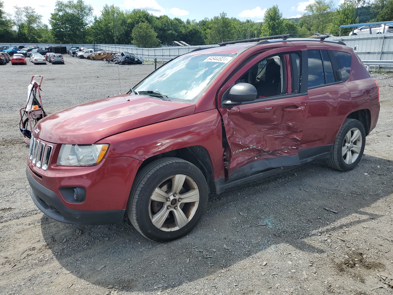 2012 Jeep Compass Sport vin: 1C4NJDBB5CD563552