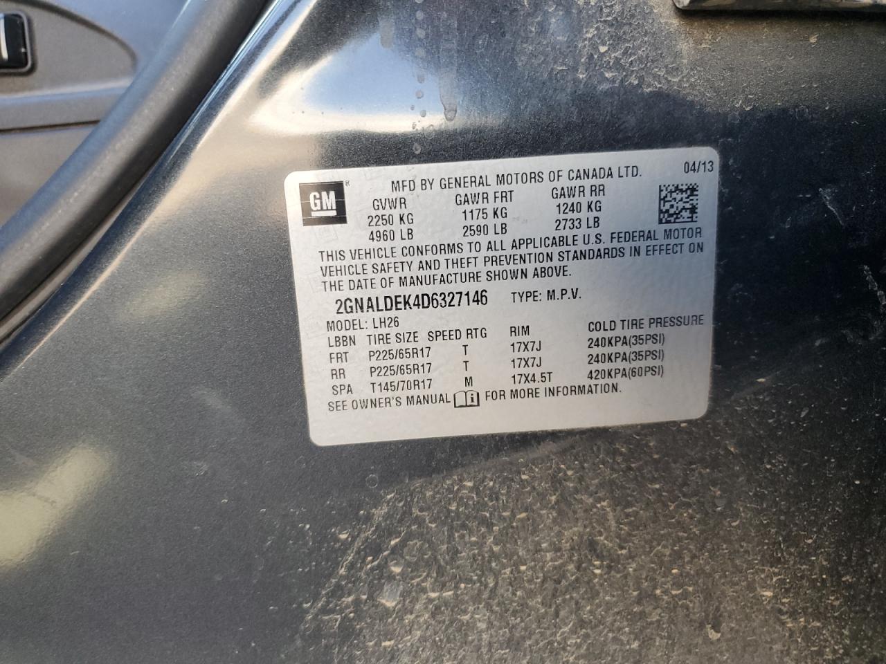 2013 Chevrolet Equinox - Image 13