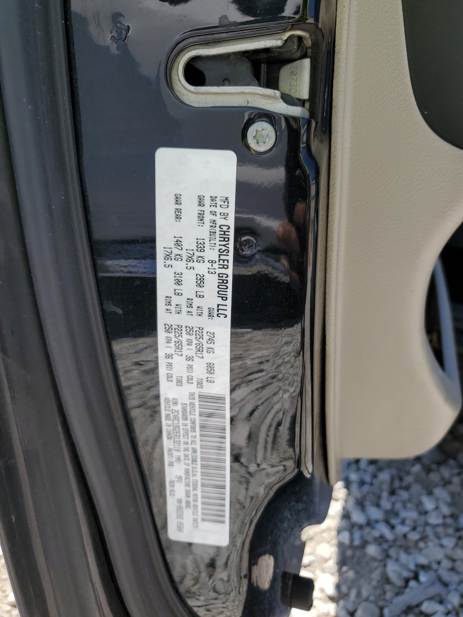 2C4RC1BG2ER132110 2014 Chrysler Town & Country Touring