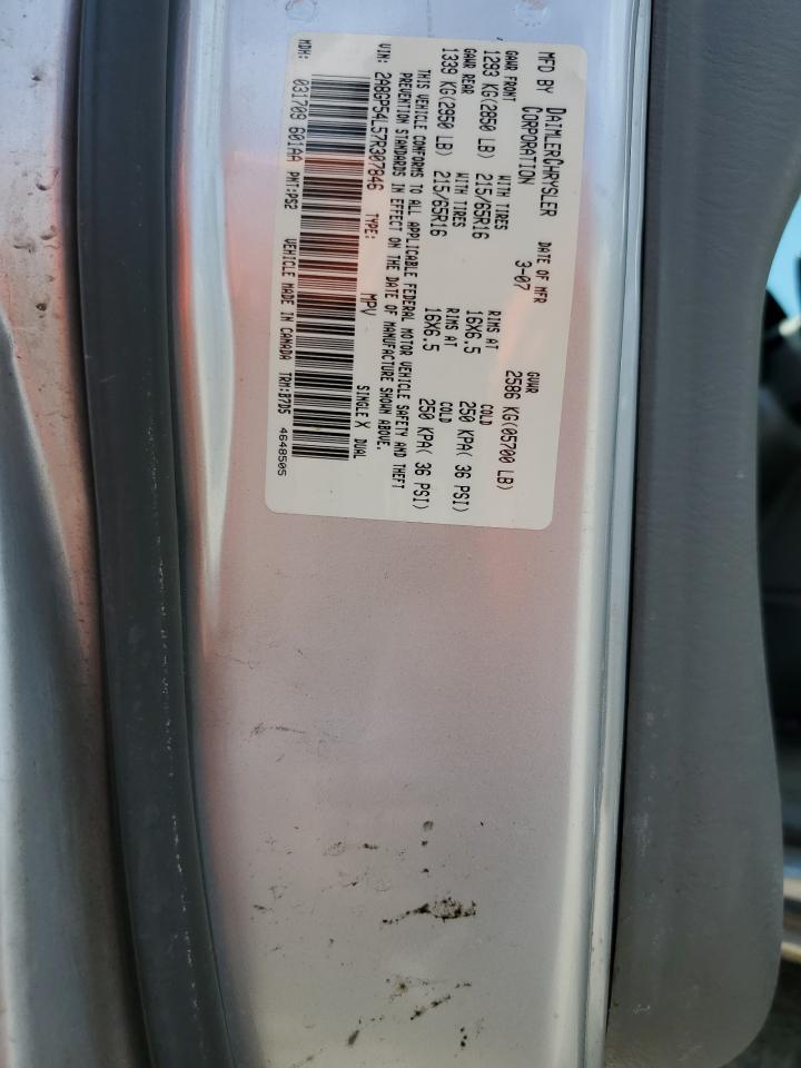 2007 Chrysler Town & Country Touring VIN: 2A8GP54L57R307846 Lot: 63408234