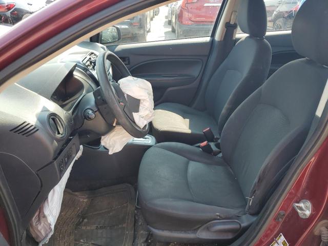  MITSUBISHI MIRAGE 2017 Czerwony
