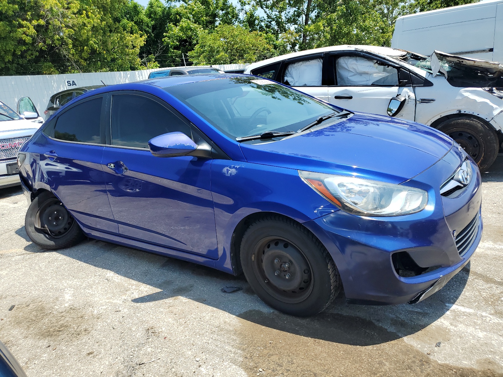 2012 Hyundai Accent Gls vin: KMHCT4AE7CU189857