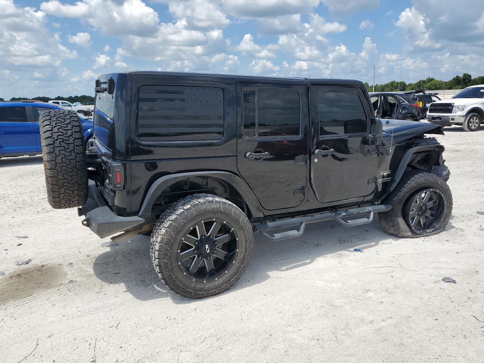 2017 Jeep Wrangler Unlimited Sahara vin: 1C4BJWEG4HL733807