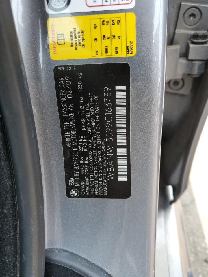 2009 BMW 535 I VIN: WBANW13599C163739 Lot: 64046644
