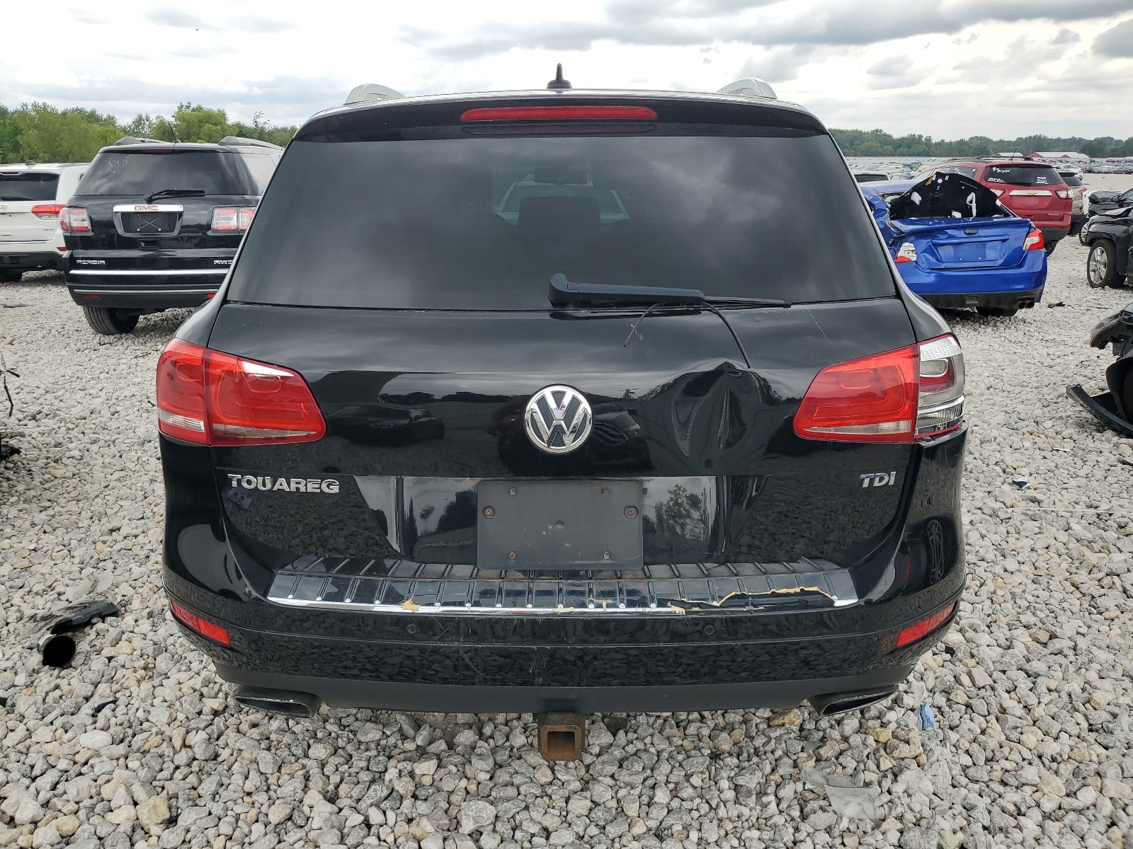 2012 Volkswagen Touareg V6 Tdi vin: WVGFK9BP3CD000893