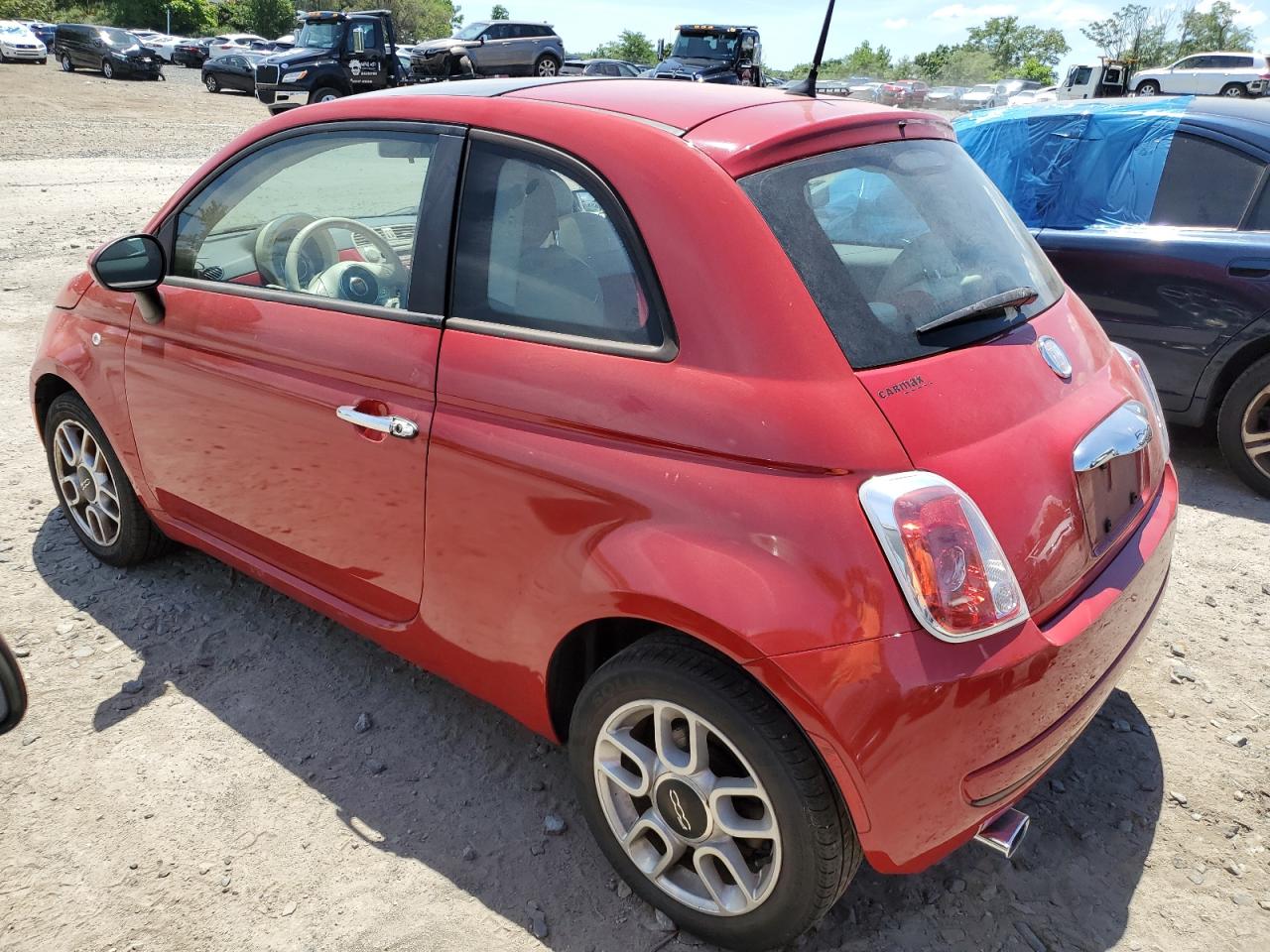2012 Fiat 500 Pop VIN: 3C3CFFAR5CT141976 Lot: 61017384