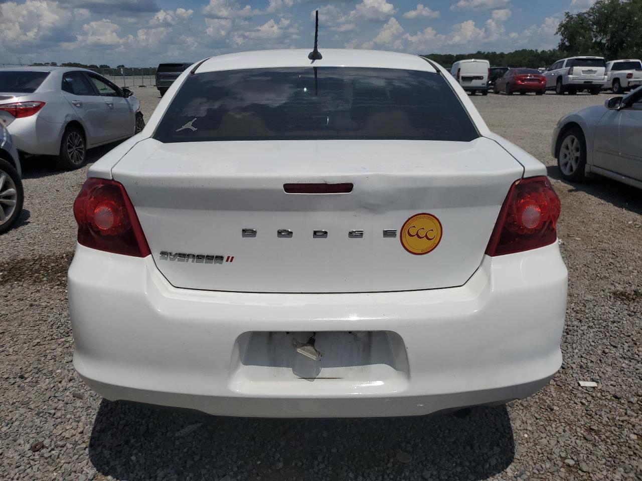 2013 Dodge Avenger Se VIN: 1C3CDZAB8DN702716 Lot: 65018094