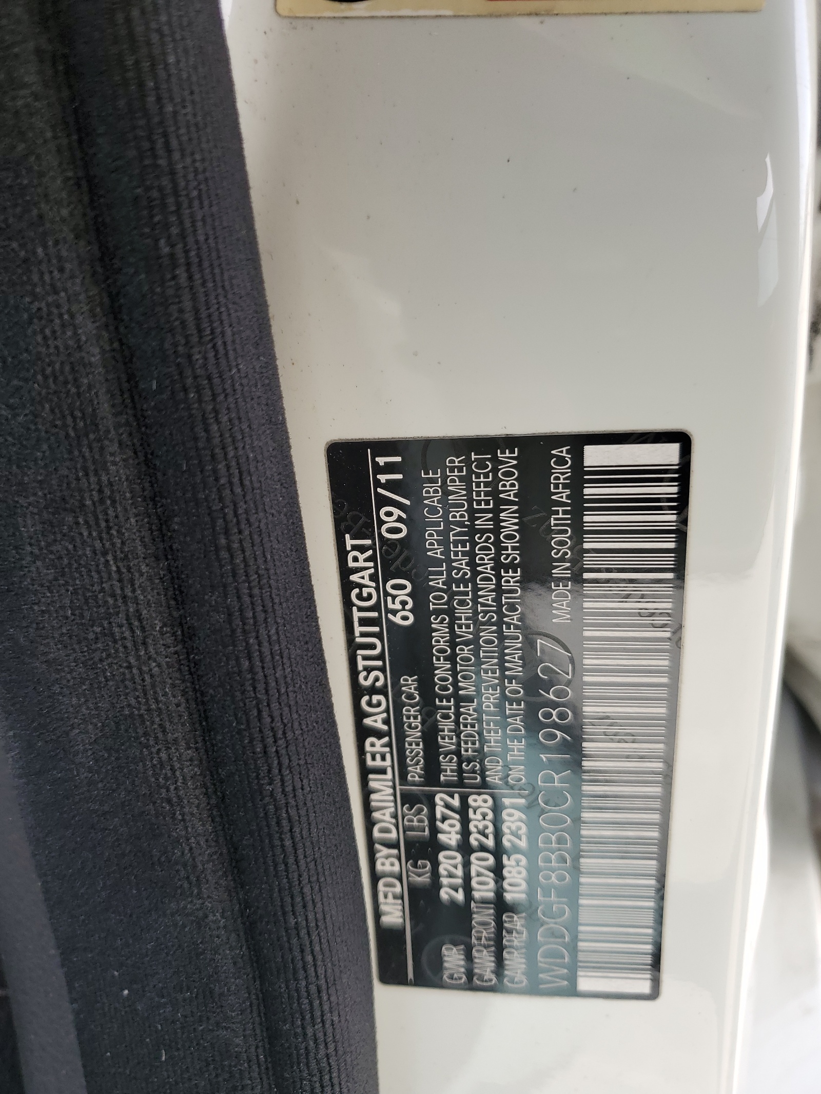 WDDGF8BB0CR198627 2012 Mercedes-Benz C 300 4Matic