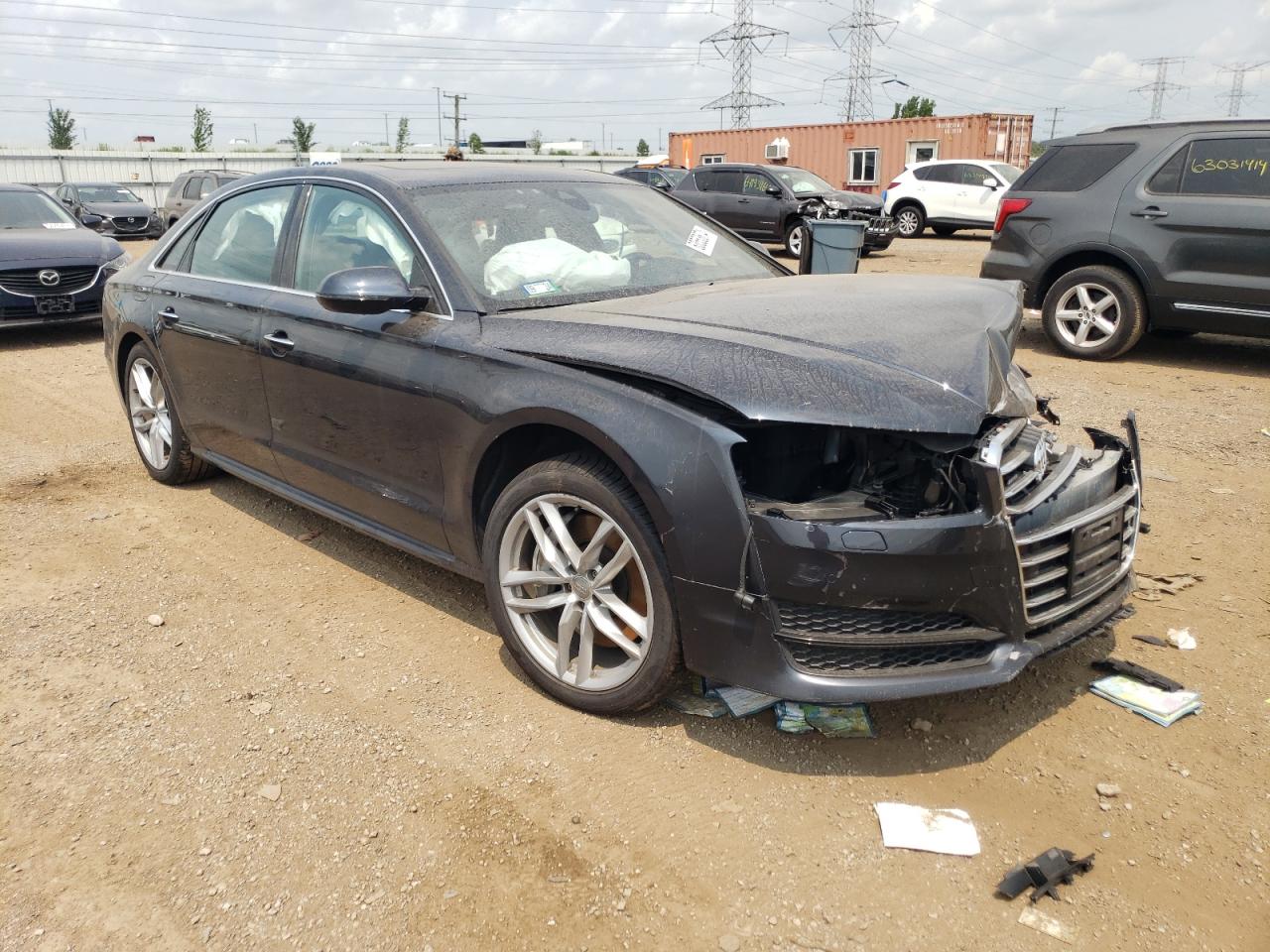 2017 Audi A8 L Quattro VIN: WAU44AFD3HN016596 Lot: 63553674