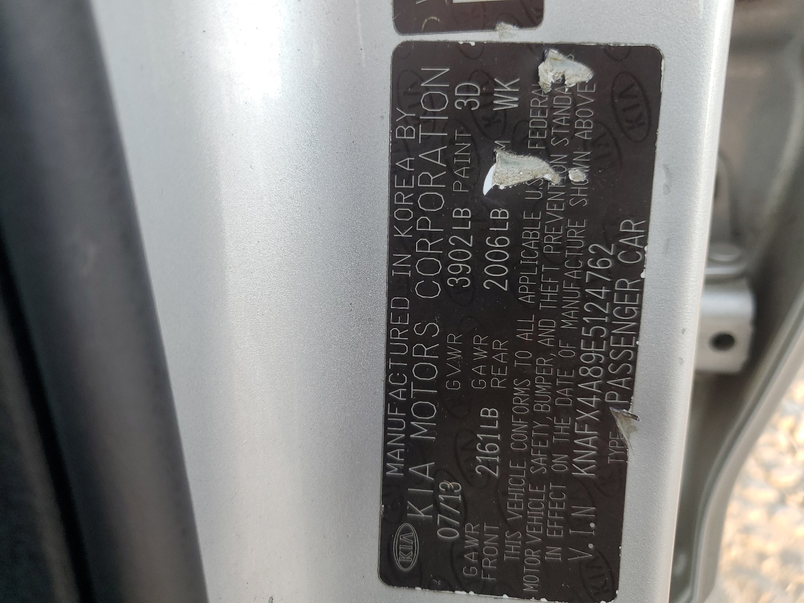 KNAFX4A89E5124762 2014 Kia Forte Ex