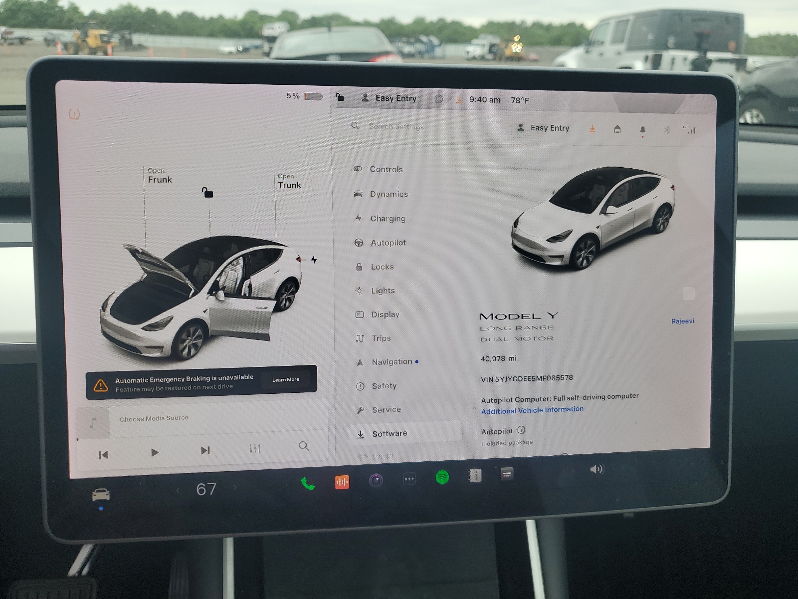 5YJYGDEE5MF085578 2021 Tesla Model Y