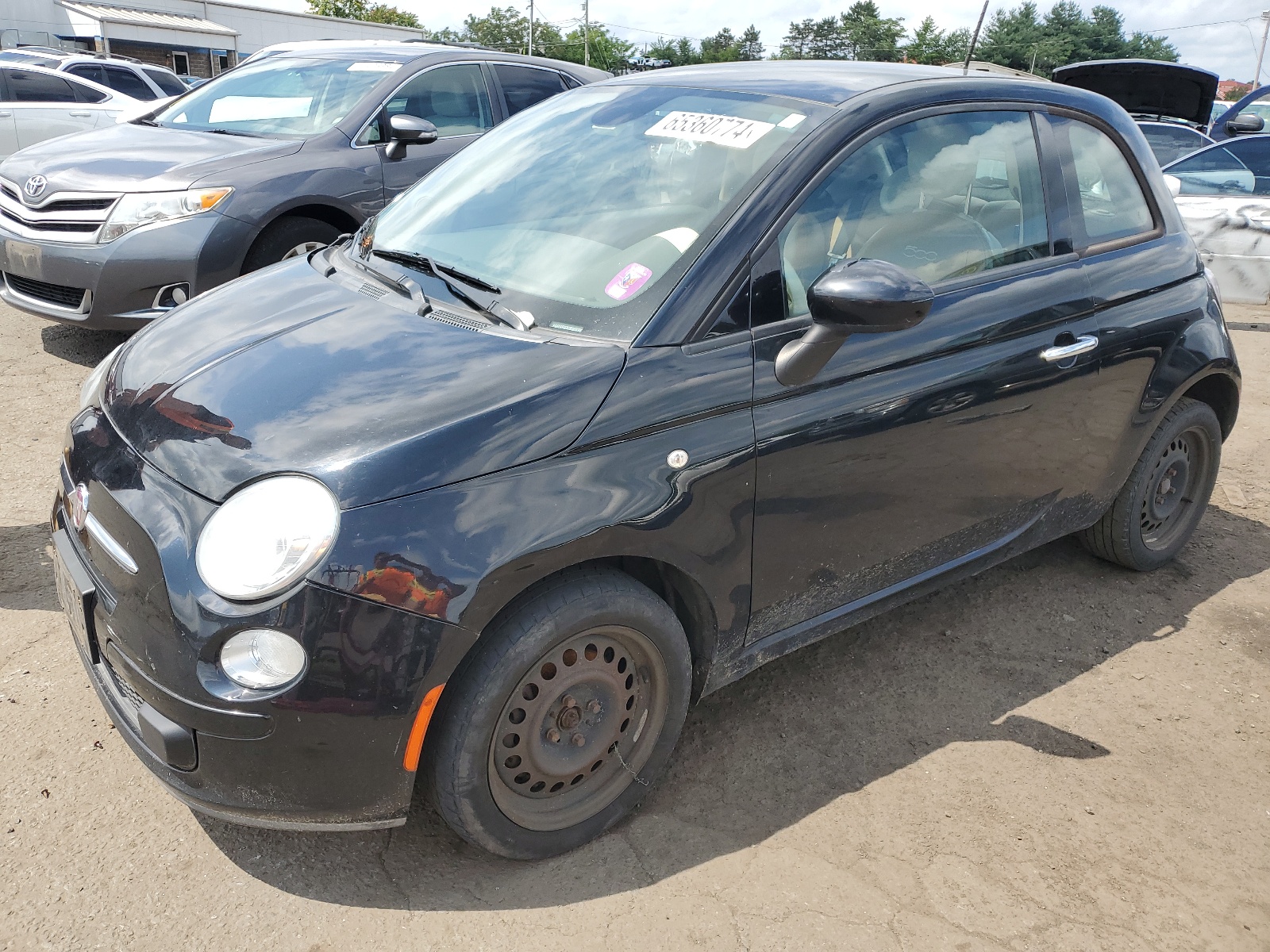 2014 Fiat 500 Pop vin: 3C3CFFAR9ET267826