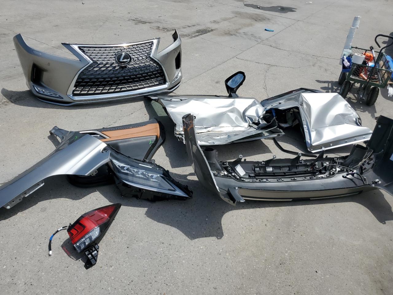 2022 Lexus Rx 350 VIN: 2T2JZMAA7NC244634 Lot: 62734714