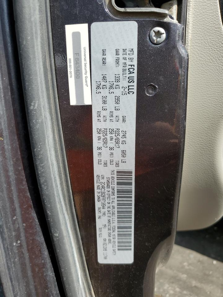 2015 Chrysler Town & Country Touring VIN: 2C4RC1BG9FR710544 Lot: 65089974