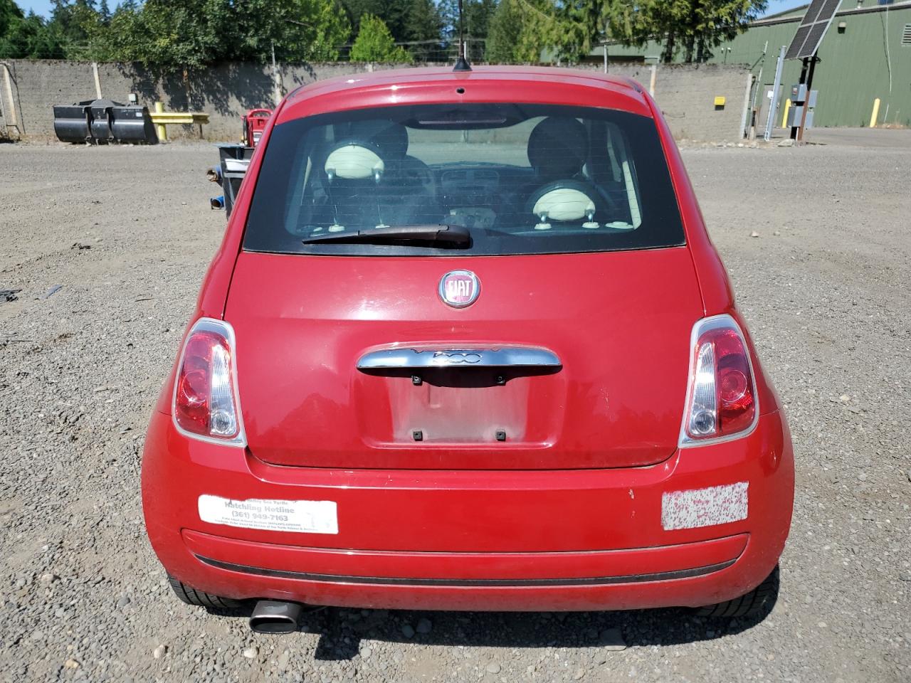 2012 Fiat 500 Pop VIN: 3C3CFFAR2CT380093 Lot: 63713984