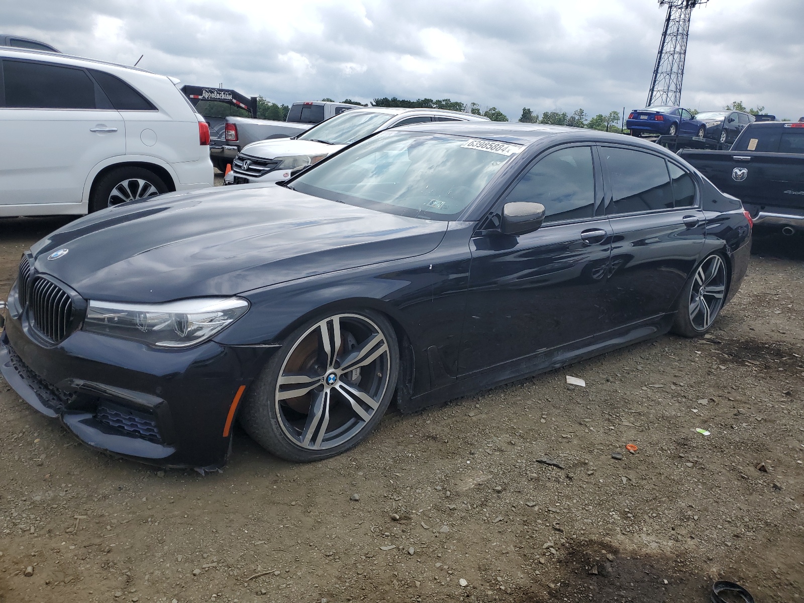 2016 BMW 740 I vin: WBA7E2C58GG548345