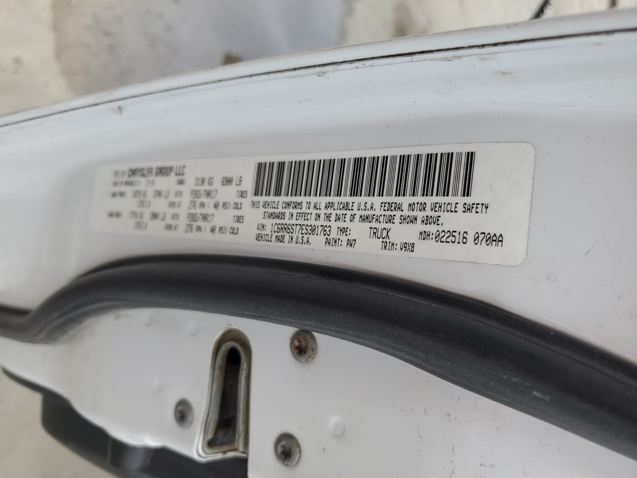 1C6RR6ST7ES301763 2014 Ram 1500 St