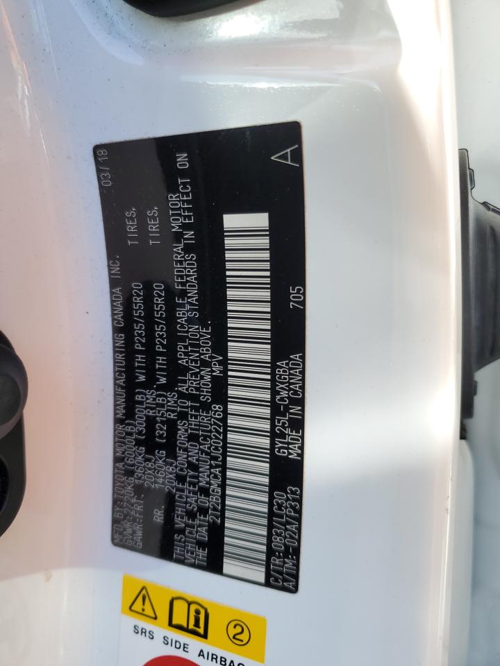 2018 Lexus Rx 450H Base VIN: 2T2BGMCA1JC022768 Lot: 64929204