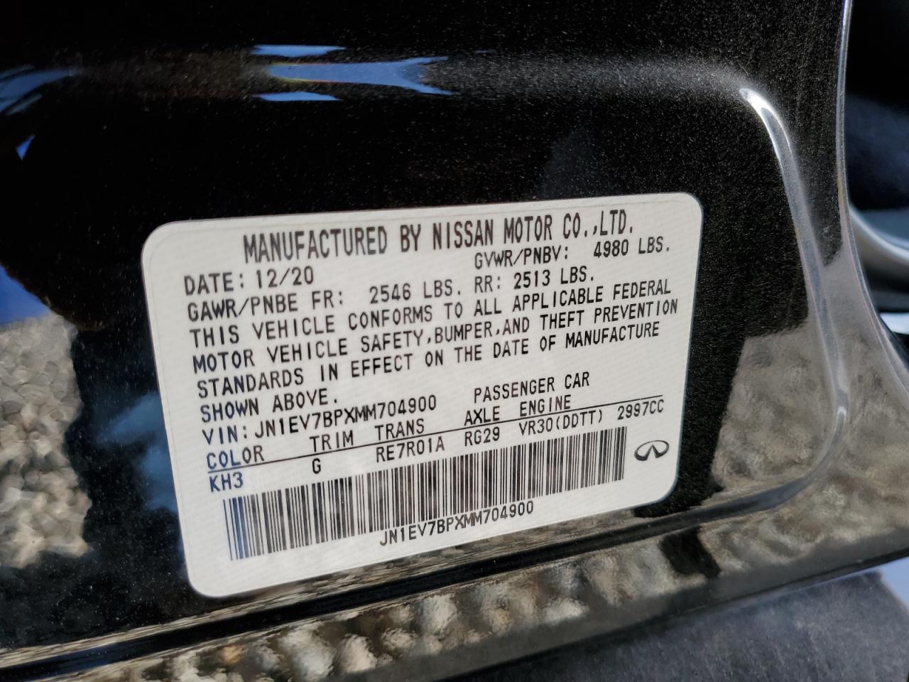 2021 Infiniti Q50 - Image 12