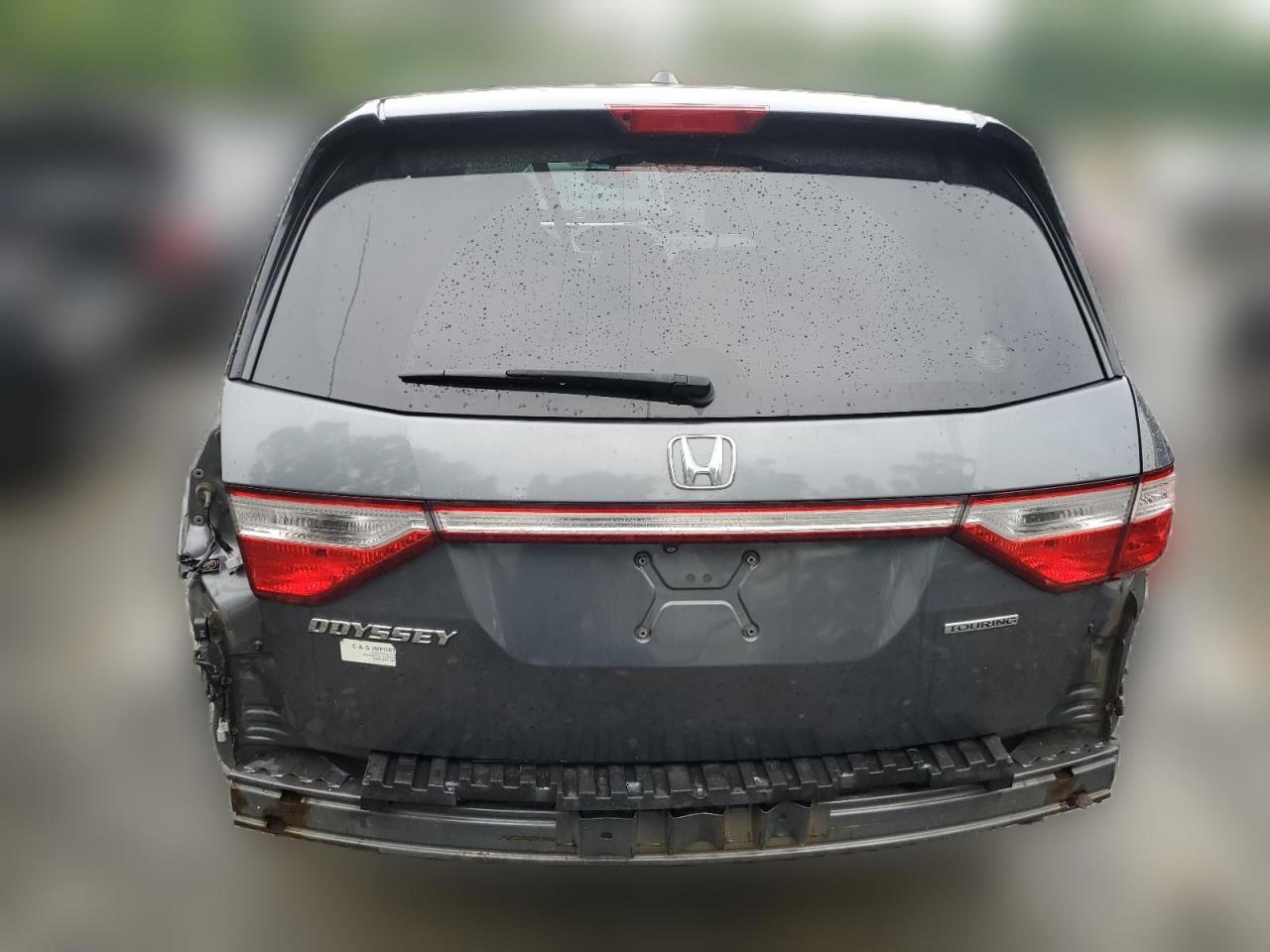 2011 Honda Odyssey Touring VIN: 5FNRL5H9XBB042369 Lot: 64649264