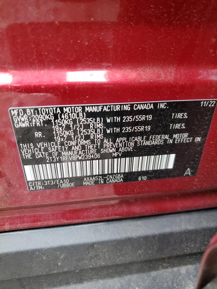 2023 Toyota Rav4 Limited VIN: 2T3Y1RFV8PW239406 Lot: 63638444