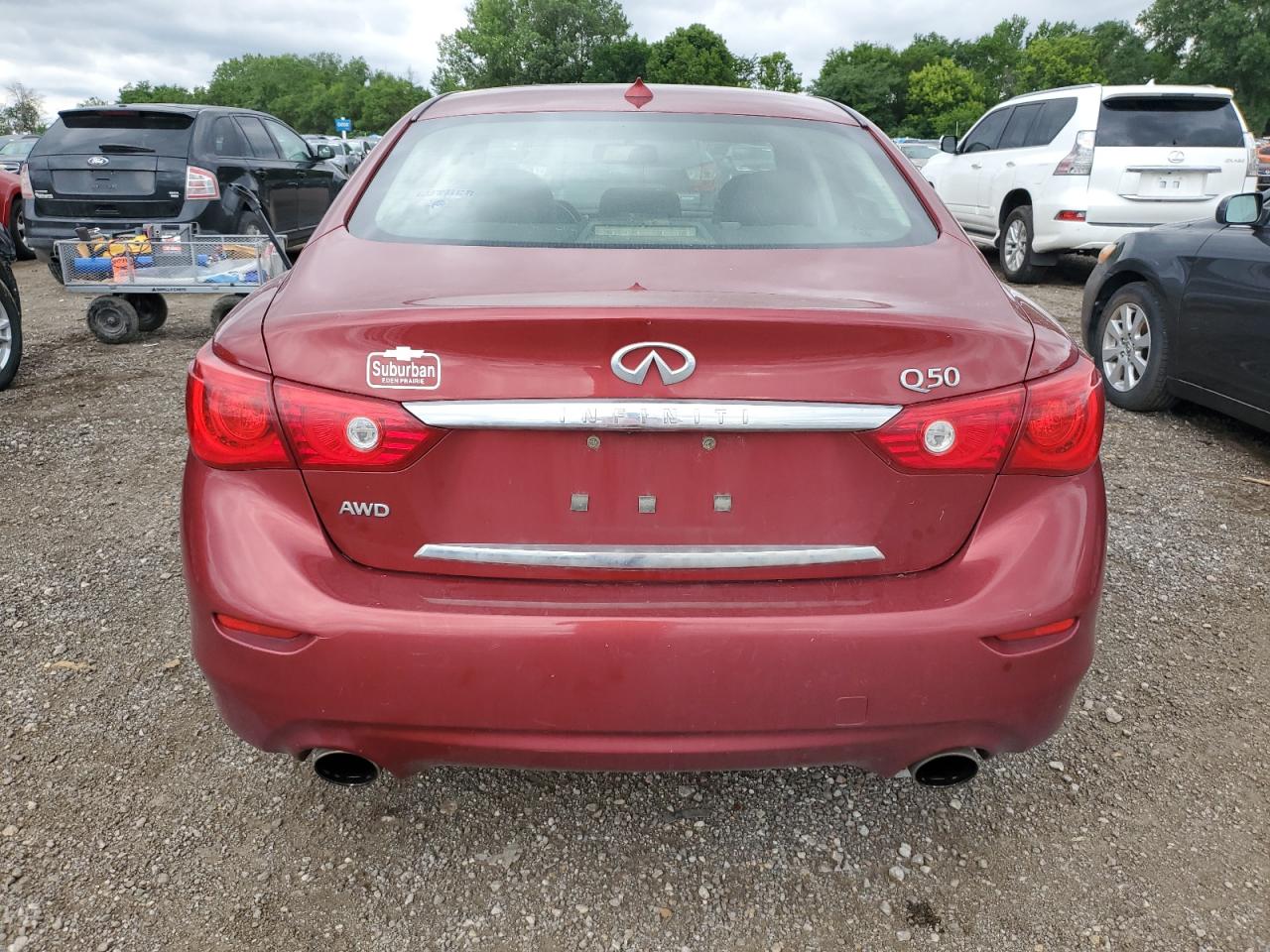 2015 Infiniti Q50 Base VIN: JN1BV7AR9FM395512 Lot: 61724264