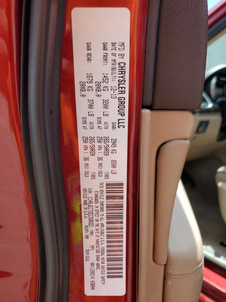 2014 Jeep Grand Cherokee Overland VIN: 1C4RJECT2EC338321 Lot: 62306184