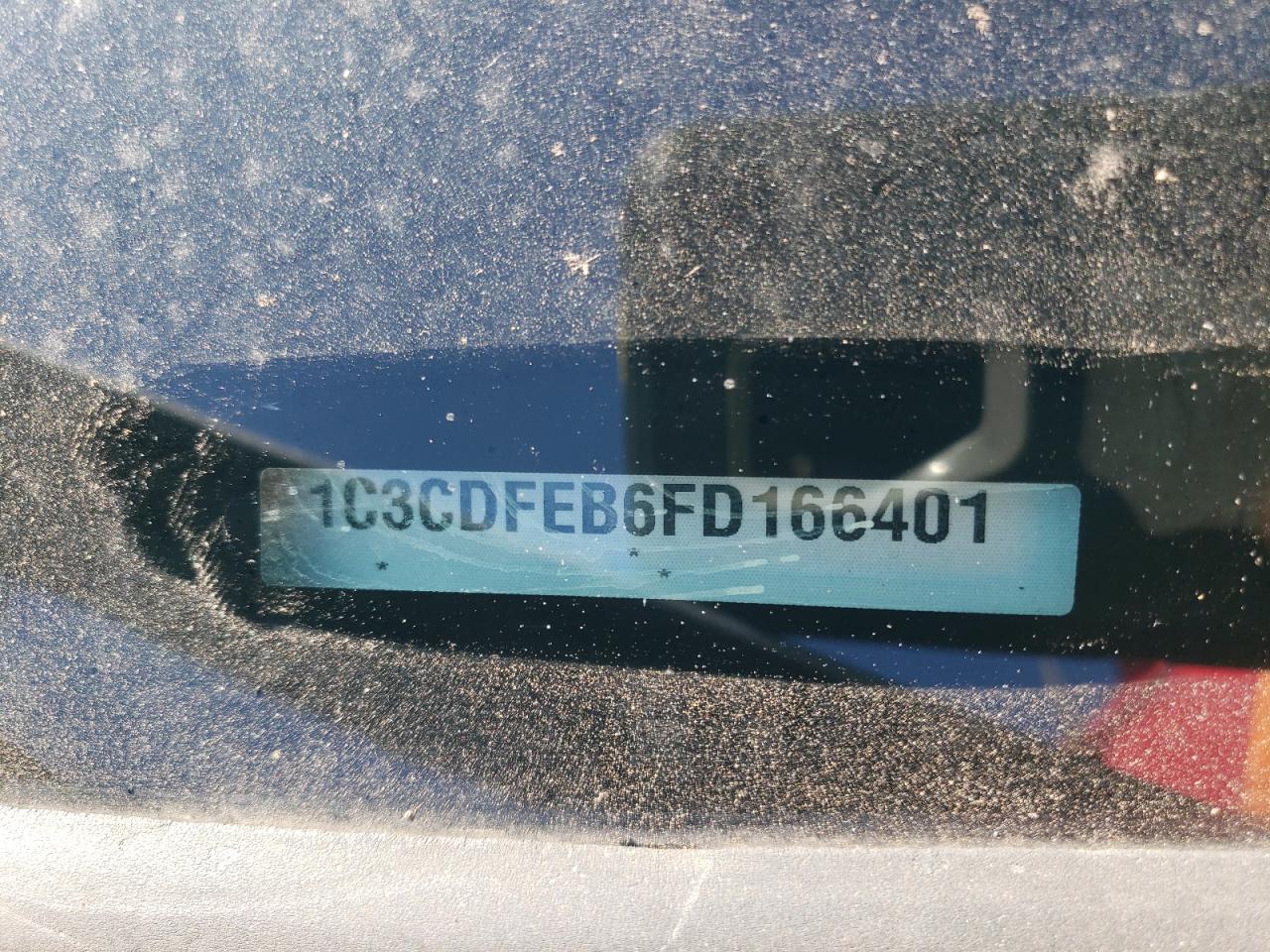 2015 Dodge Dart Gt VIN: 1C3CDFEB6FD166401 Lot: 61215154