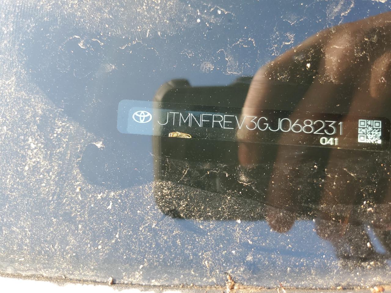 2016 Toyota Rav4 Se VIN: JTMNFREV3GJ068231 Lot: 65186954