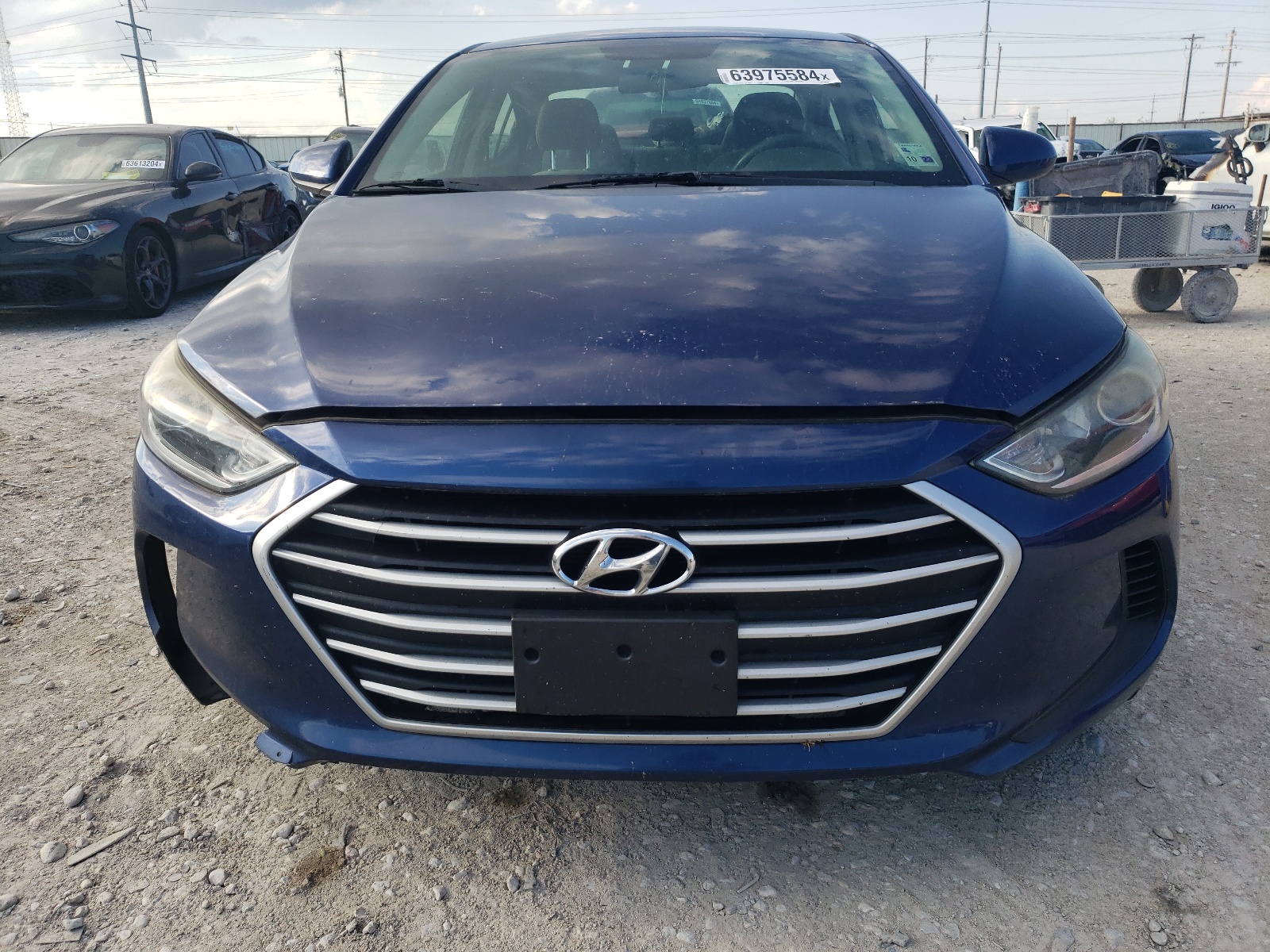 2018 Hyundai Elantra Sel vin: 5NPD84LF0JH240106