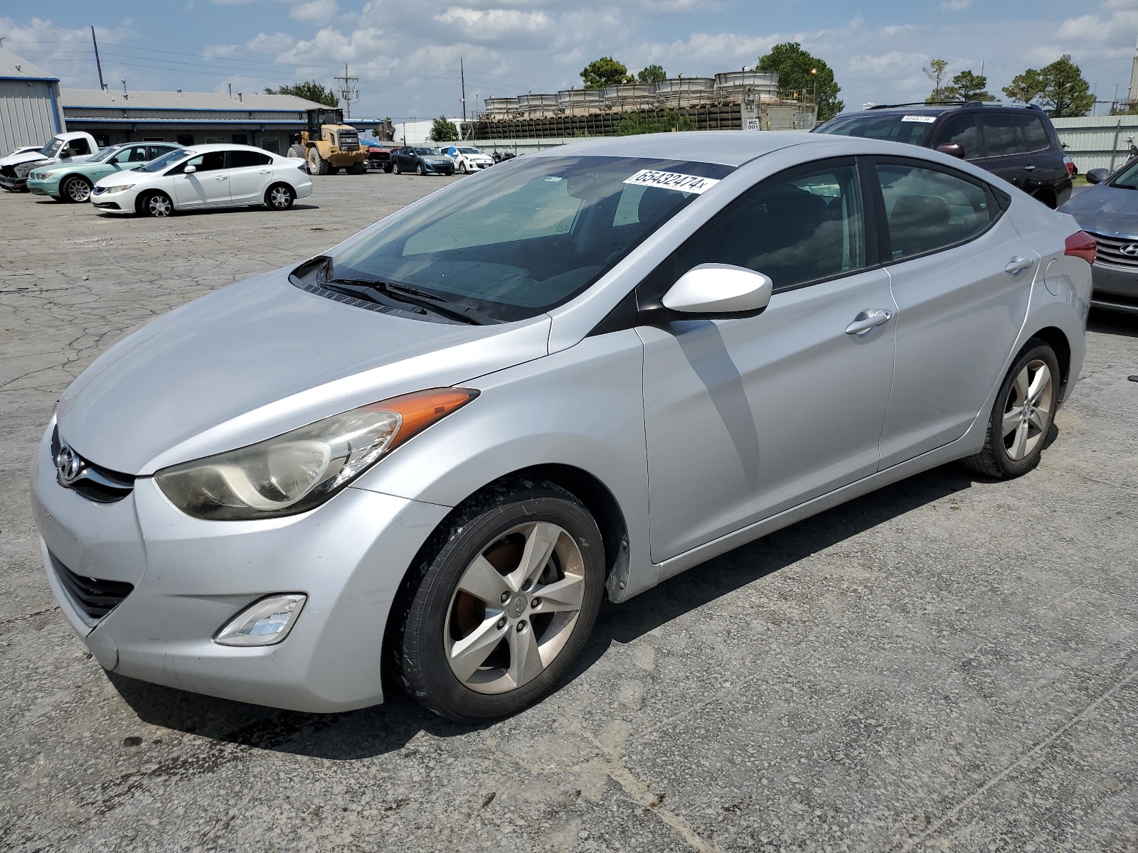 2012 Hyundai Elantra Gls vin: KMHDH4AE8CU464657