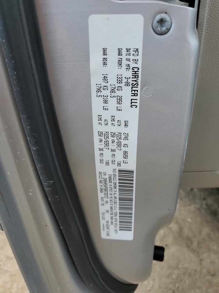 2008 Chrysler Town & Country Touring VIN: 2A8HR54P58R728727 Lot: 63894114