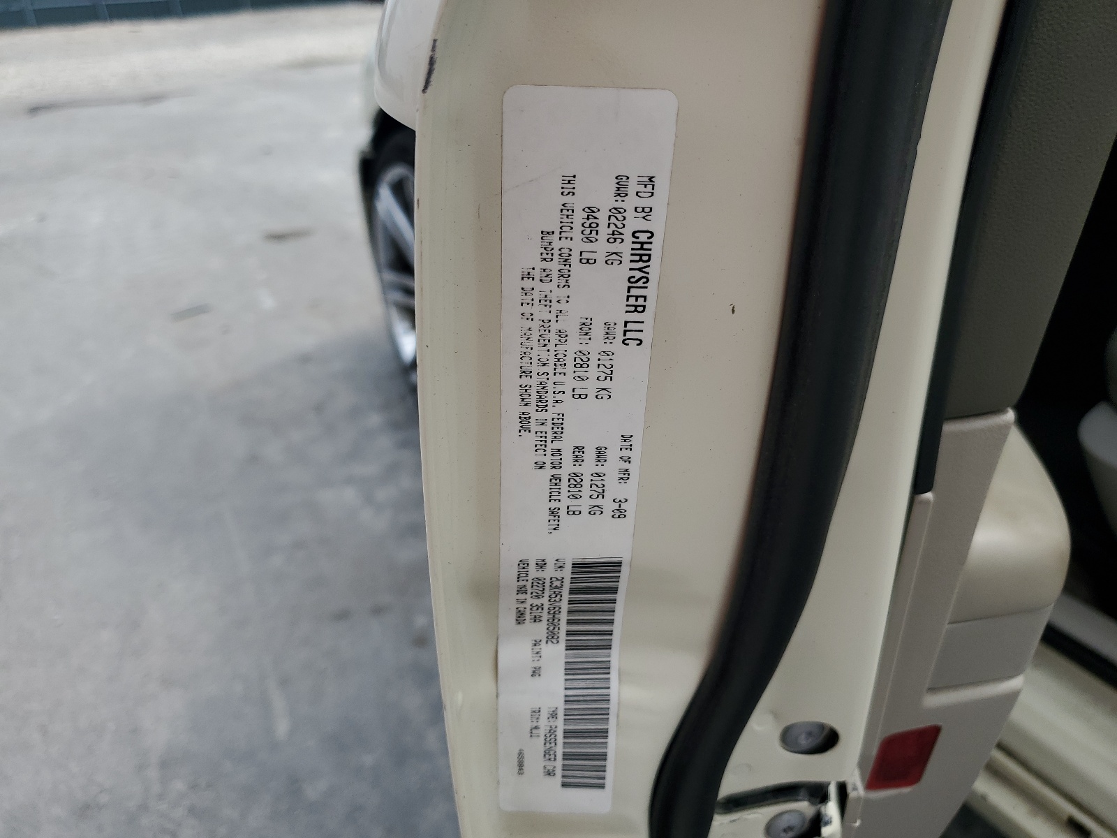 2C3KA53V69H605082 2009 Chrysler 300 Touring