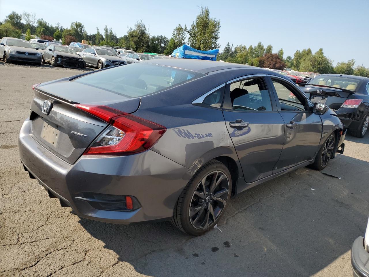 VIN 19XFC2F81ME201820 2021 HONDA CIVIC no.3