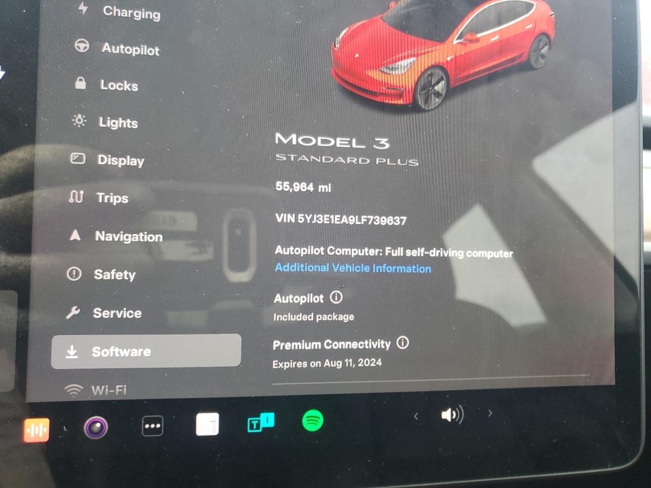 2020 Tesla Model 3 VIN: 5YJ3E1EA9LF739637 Lot: 64931804