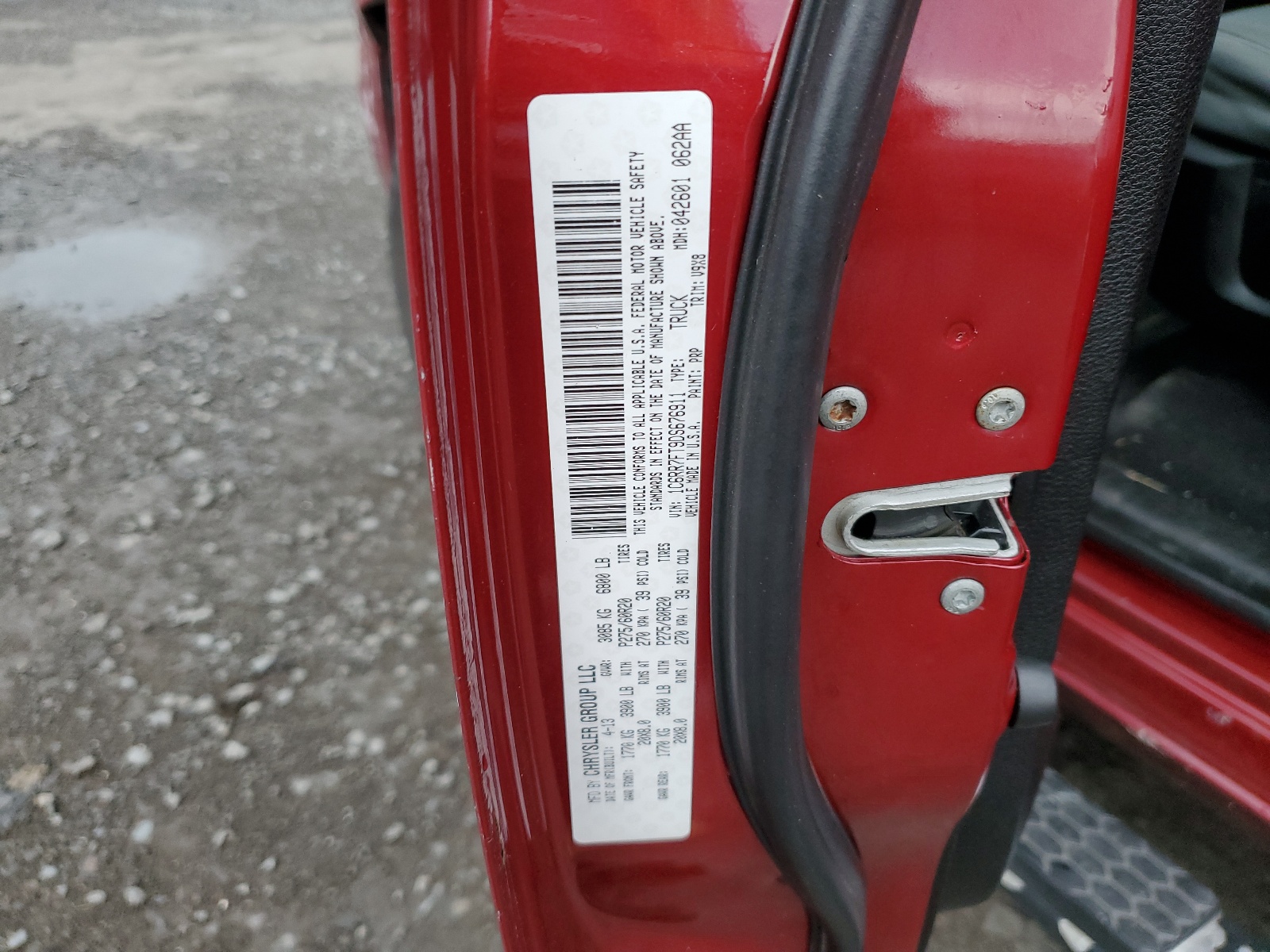 1C6RR7FT9DS676911 2013 Ram 1500 St