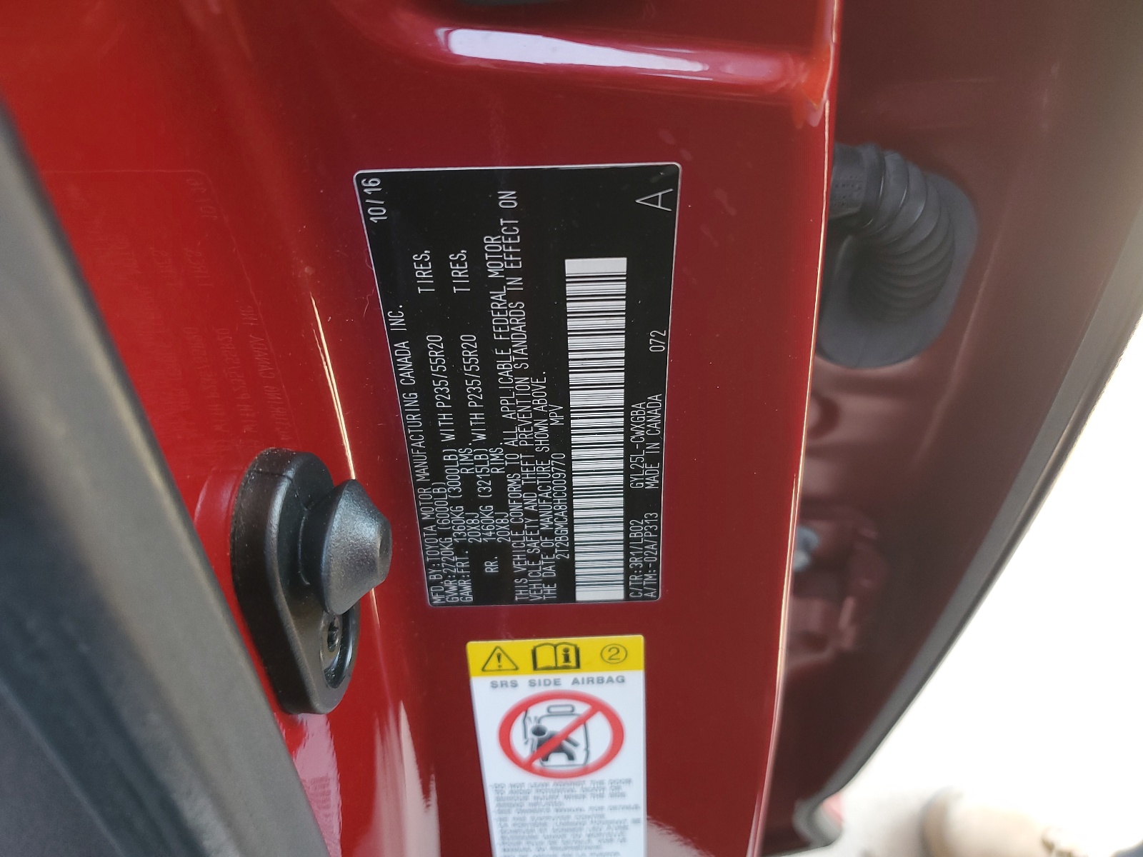 2T2BGMCA8HC009770 2017 Lexus Rx 450H Base