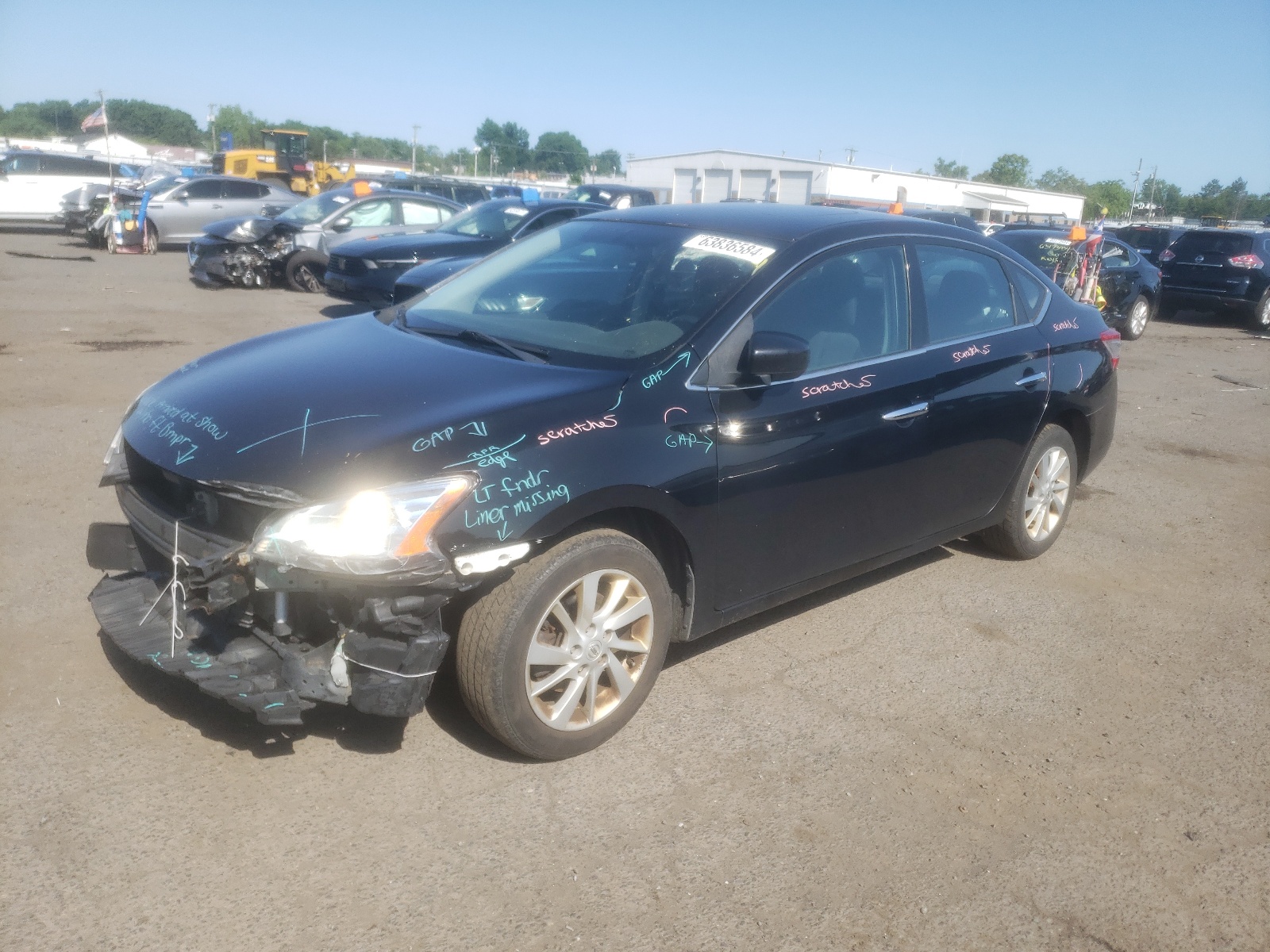 2015 Nissan Sentra S vin: 3N1AB7AP6FY332092