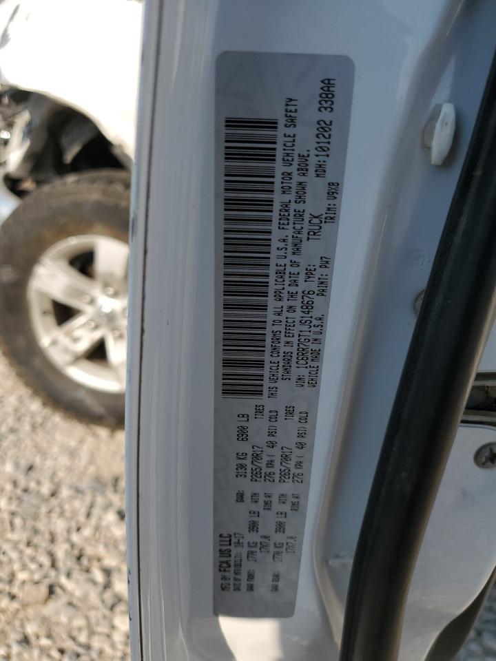 2018 Ram 1500 Slt VIN: 1C6RR7GT1JS148676 Lot: 62137114