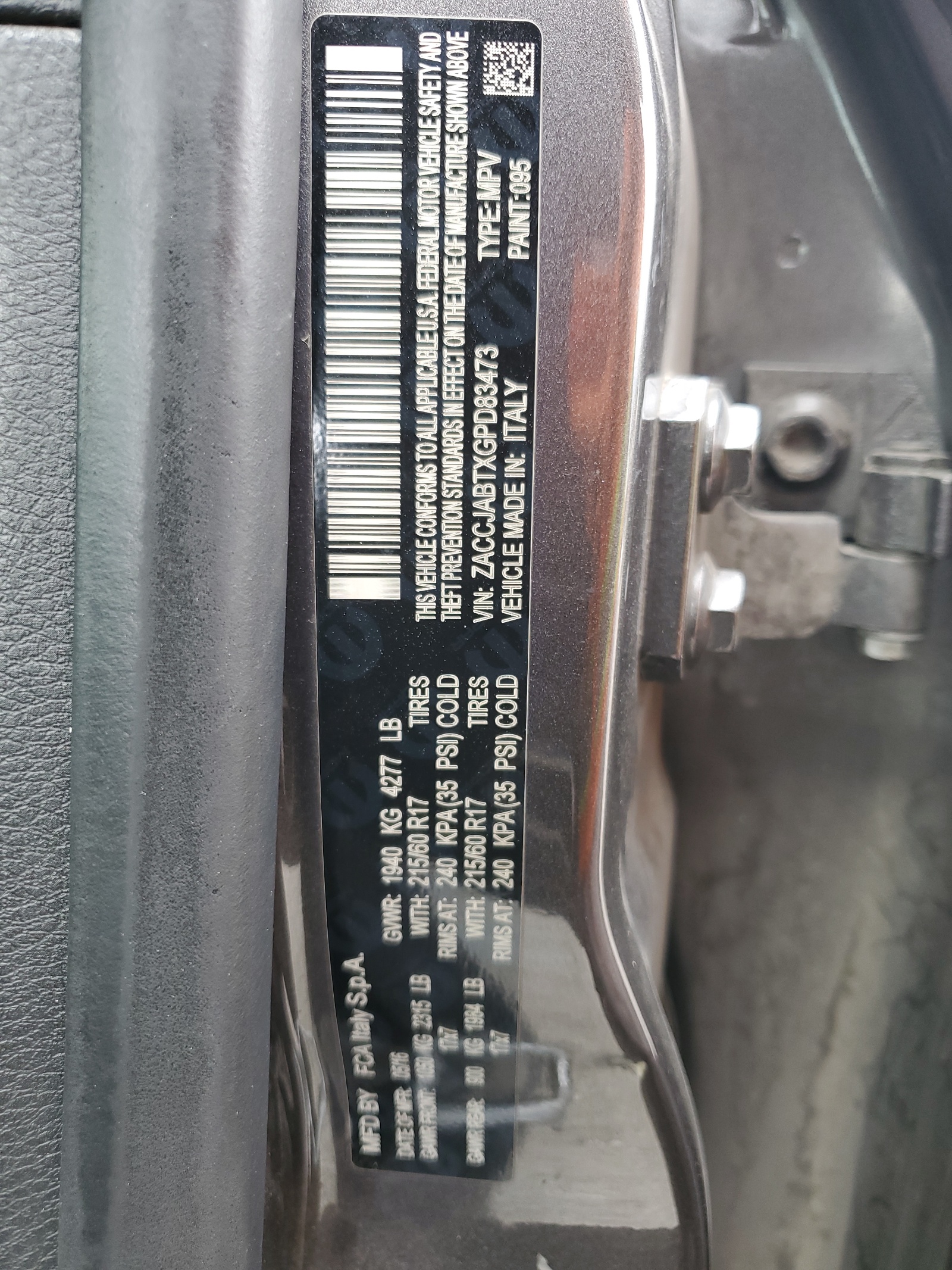 ZACCJABTXGPD83473 2016 Jeep Renegade Latitude