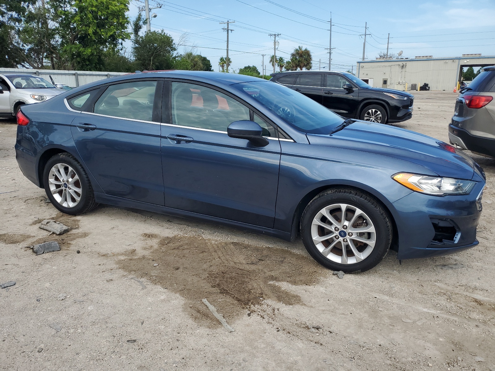 2019 Ford Fusion Se vin: 3FA6P0HD7KR245254