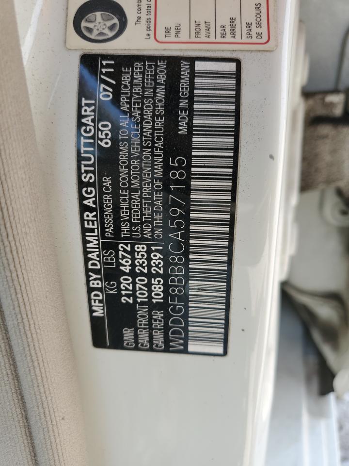 2012 Mercedes-Benz C 300 4Matic VIN: WDDGF8BB8CA597185 Lot: 64037264