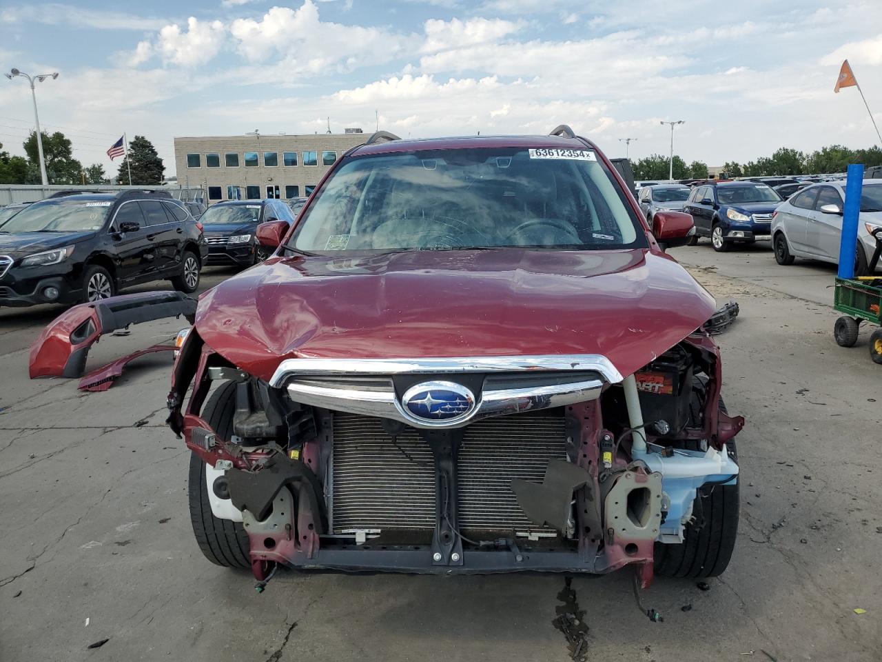 2015 Subaru Forester 2.5I Touring VIN: JF2SJAWCXFH525561 Lot: 63612354