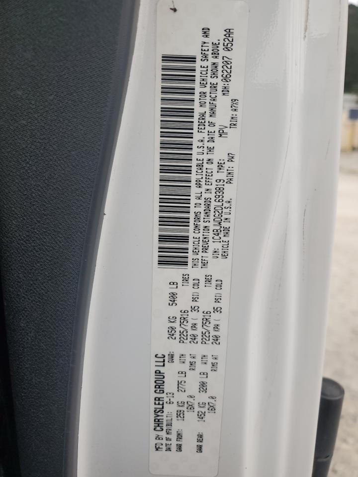 2013 Jeep Wrangler Unlimited Sport VIN: 1C4BJWDG2DL693819 Lot: 63970574