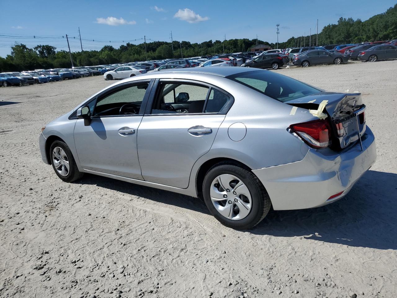 2013 Honda Civic Lx VIN: 2HGFB2F54DH504525 Lot: 62280554