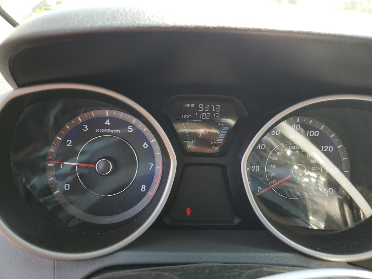 2012 Hyundai Elantra Gls VIN: KMHDH4AE4CU393022 Lot: 62149724