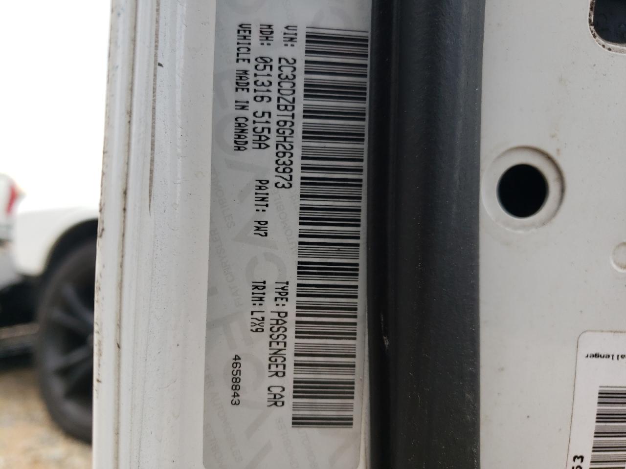 2016 Dodge Challenger R/T VIN: 2C3CDZBT6GH263973 Lot: 62715144